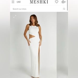 Meshki White Dress
